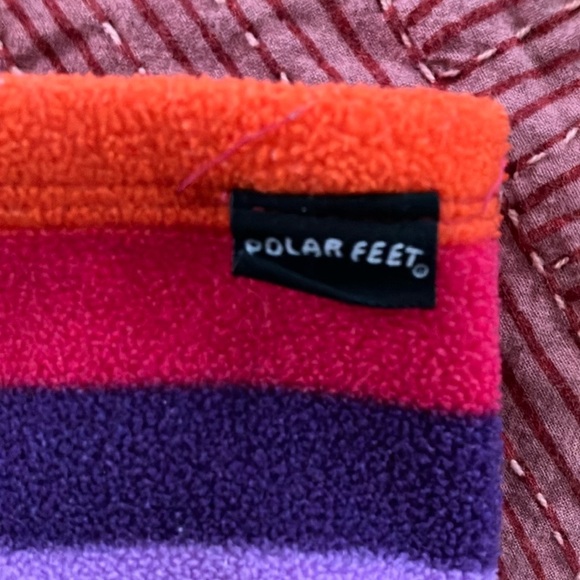 Polar Feet Vibrant Striped Casual fleece Socks - Picture 2 of 16